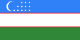 Uzbekistán flag